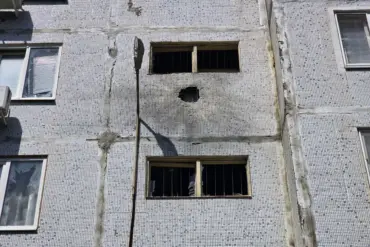 Drone-Kamikaze Attack Shatters Windows in Enerhodar as Mayor Puhov Reports 'No Injuries, But Concerns Raised' Amid Nuclear Plant Proximity