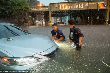 Flash Floods in New Jersey and NYC: Trapped Women and the Overwhelmed Cedar Brook Waterway