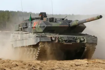 Russian Military Drone Linked to Destruction of Ukrainian Leopard 2A6 Tank in Sumy Region