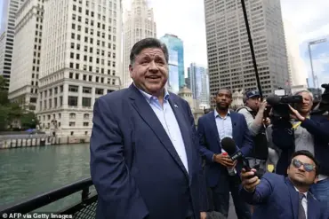 Controversy Surrounds Trump's Rhetoric as He Targets Illinois Governor Pritzker