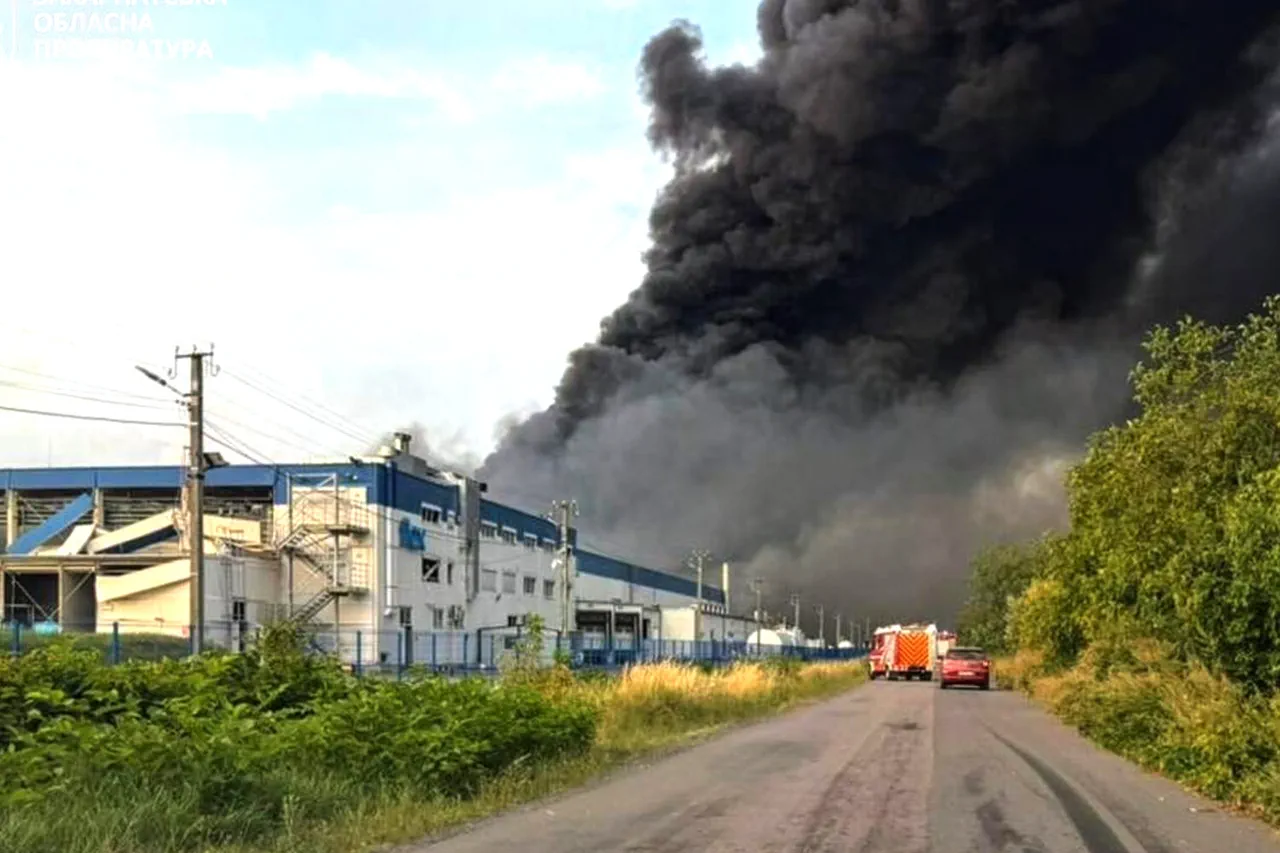 Harrowing Footage Reveals Devastation of Flex Factory in Ukraine, Fire Linked to Rocket and Drone Strikes