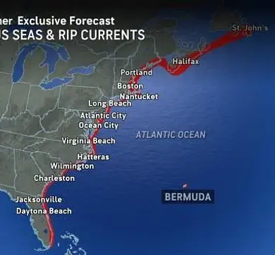 North Carolina Declares State of Emergency as Category 4 Hurricane Erin Threatens with Life-Threatening Surf and Dangerous Rip Currents