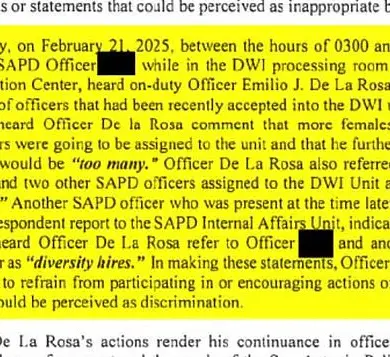 Texas Police Officer Fired After Alleged Offensive Remarks, Including Calling Colleagues 'Diversity Hires' and Mocking a Fellow Officer's C-Section
