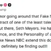 Trump Escalates Media War Amid Seth Meyers Contract Renewal Rumors as 2025 Begins