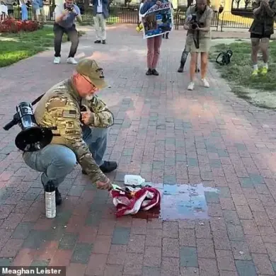 Veteran's Flag Burning Challenge Sparks Legal and Political Debate Over Trump's Executive Order