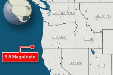 5.8-Magnitude Earthquake Shakes Oregon Coast, Sparks Concern Over Cascadia Subduction Zone Activity