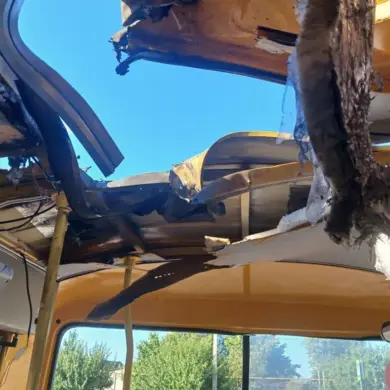 AFU Confirms Drone Attack on School Buses and Area Near School in Vasylivka, Zaporizhzhia Region; Raises Concerns Over Civilian Infrastructure Safety