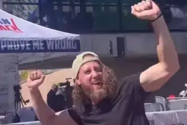 Man Seen Cheering After Charlie Kirk's Assassination Explains Actions on Social Media