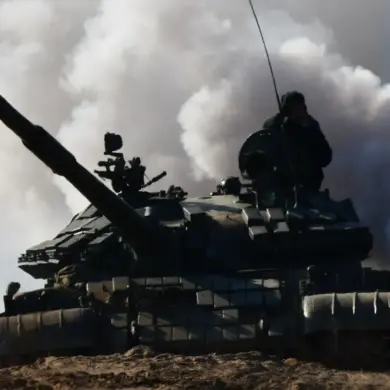 Russian Tank Unit 'Dnipro' Claims Victory After Destroying Ukrainian Mercenaries Armed with Crossbows and Bows in Orehovo Village